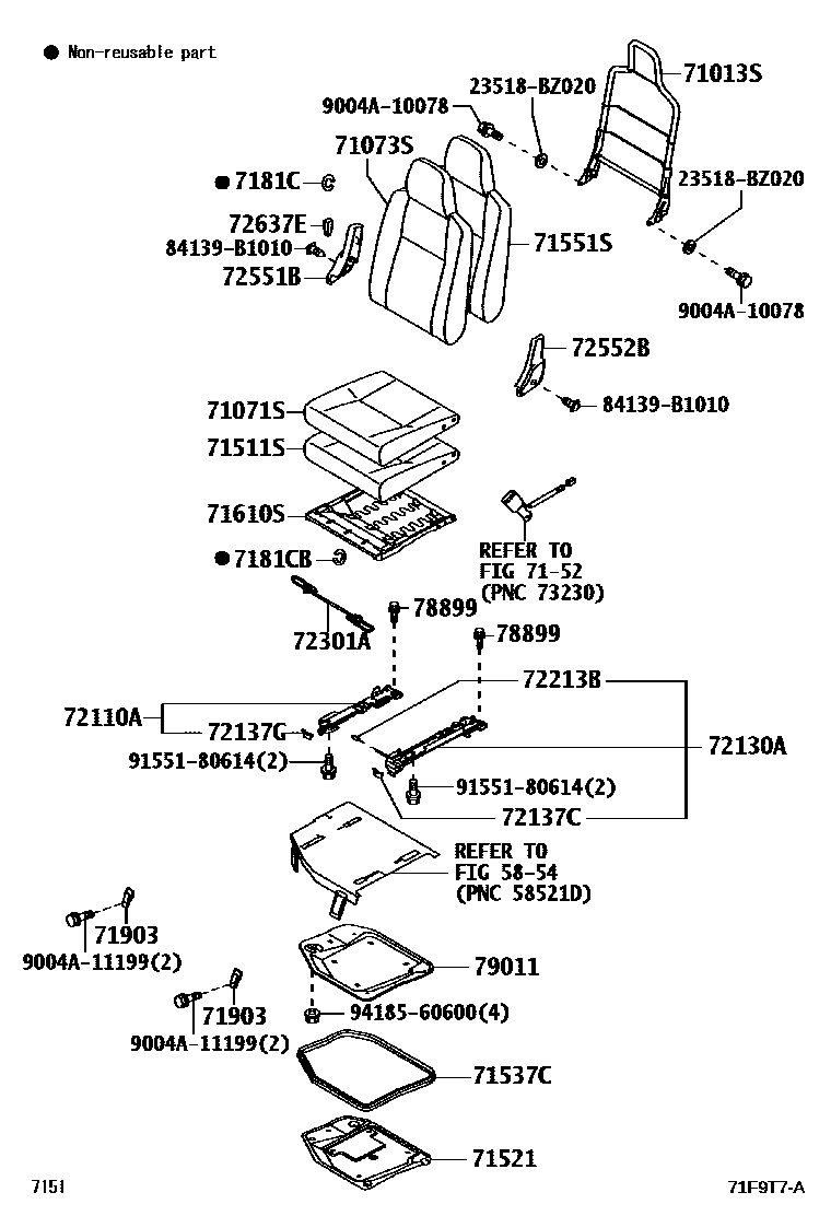 7151 — SEAT & SEAT TRACK