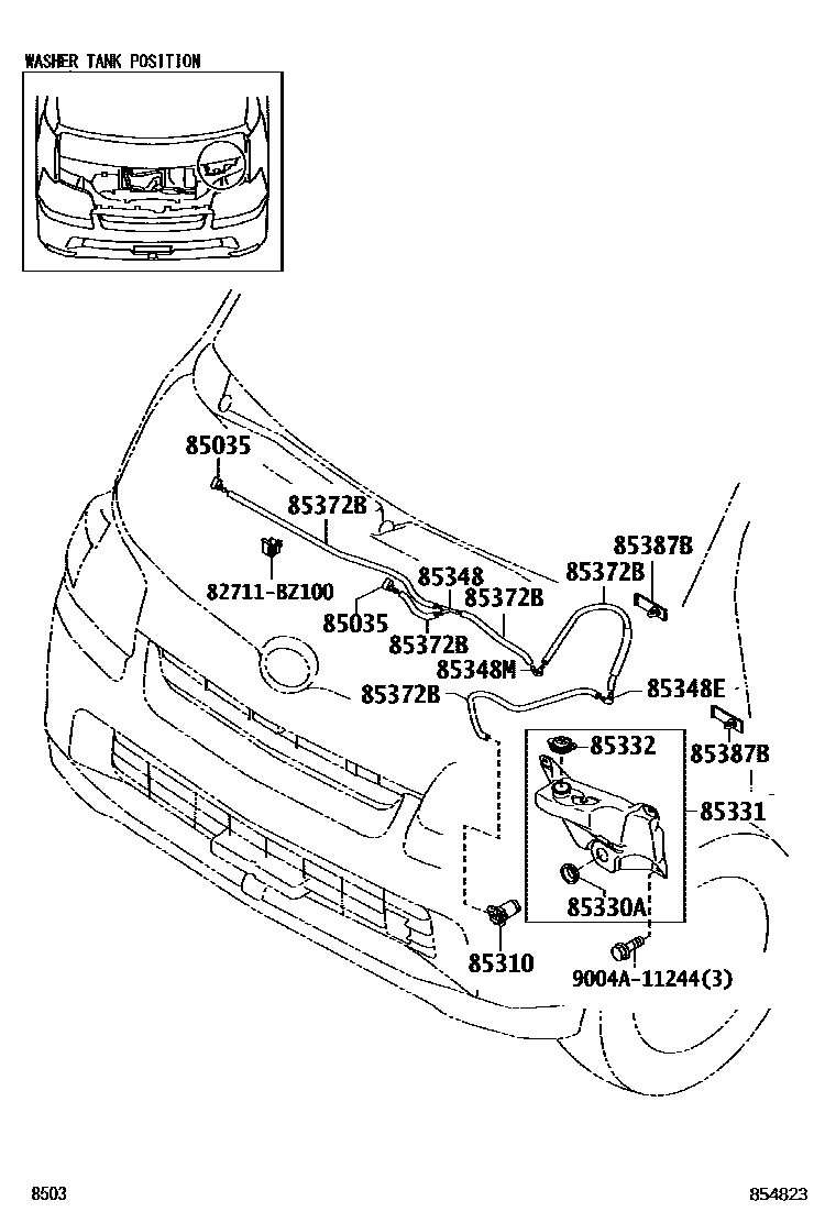 8503 — WINDSHIELD WASHER