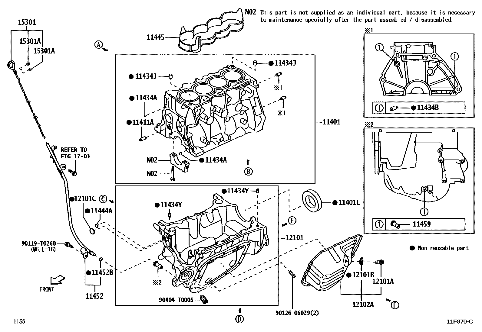 1105 — CYLINDER BLOCK