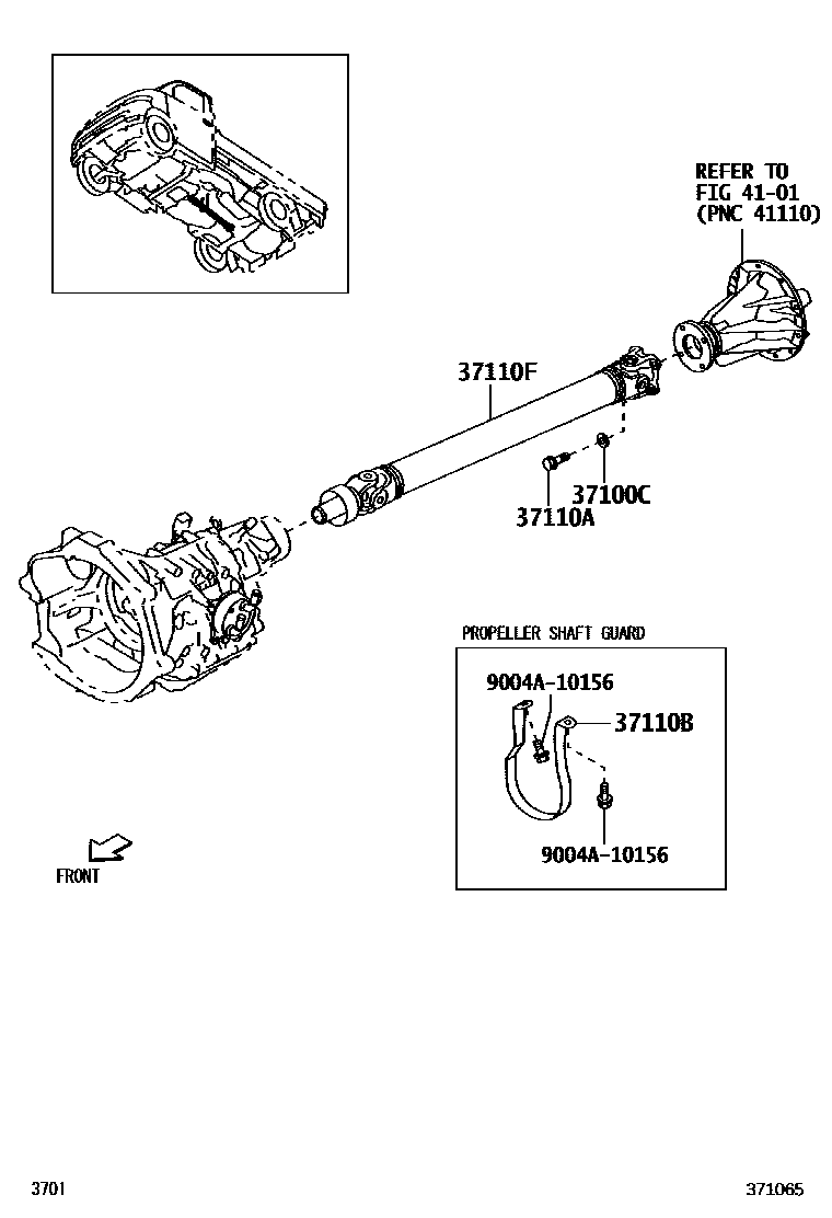 3701 — PROPELLER SHAFT & UNIVERSAL JOINT
