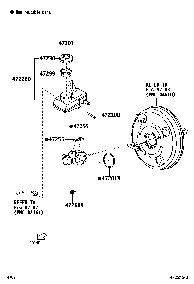 4702 — BRAKE MASTER CYLINDER