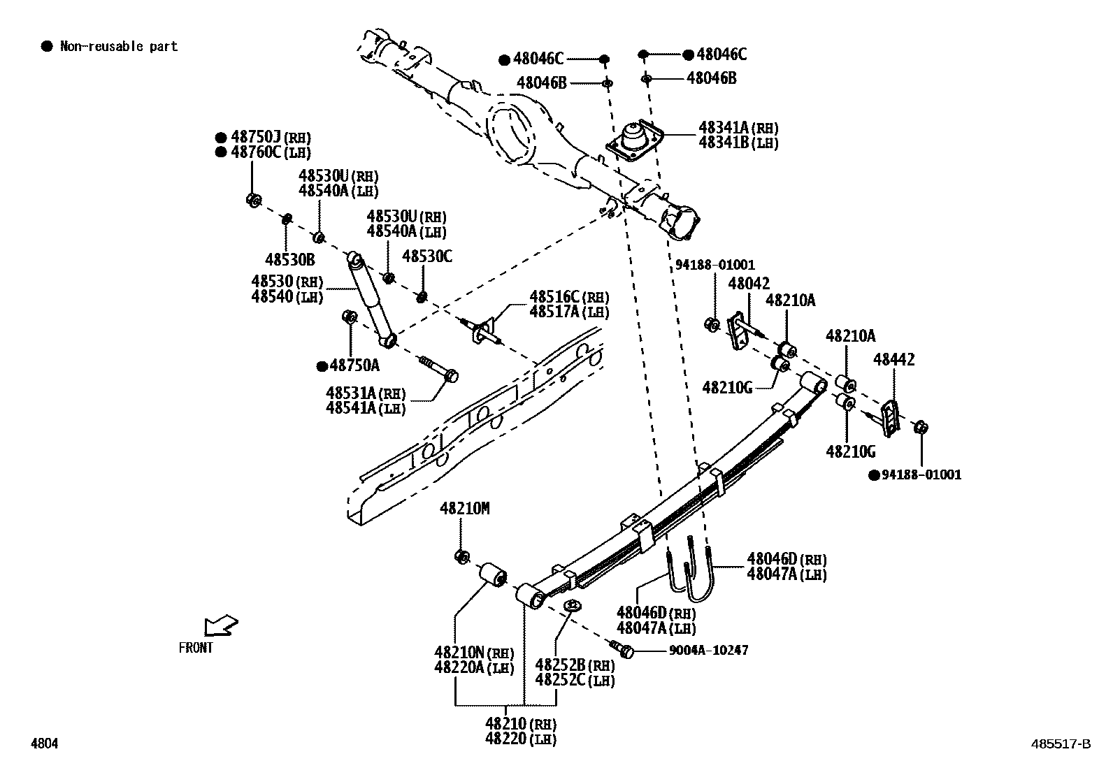 4804 — REAR SPRING & SHOCK ABSORBER