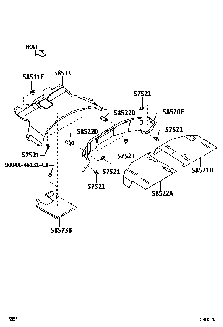 5854 — FLOOR MAT & SILENCER PAD