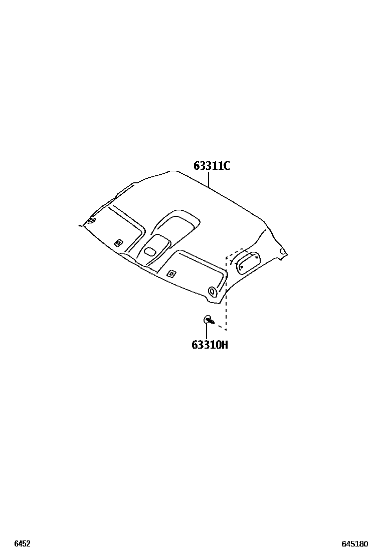 6452 — ROOF HEADLINING & SILENCER PAD