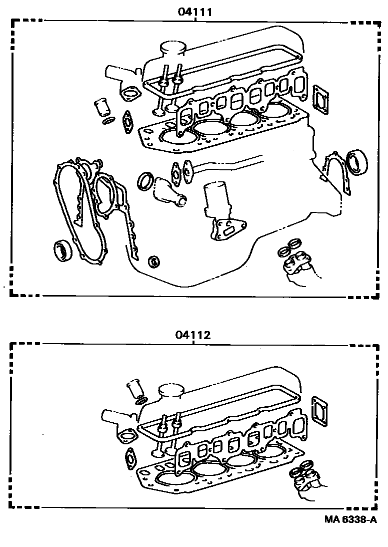 1103 — ENGINE OVERHAUL GASKET KIT