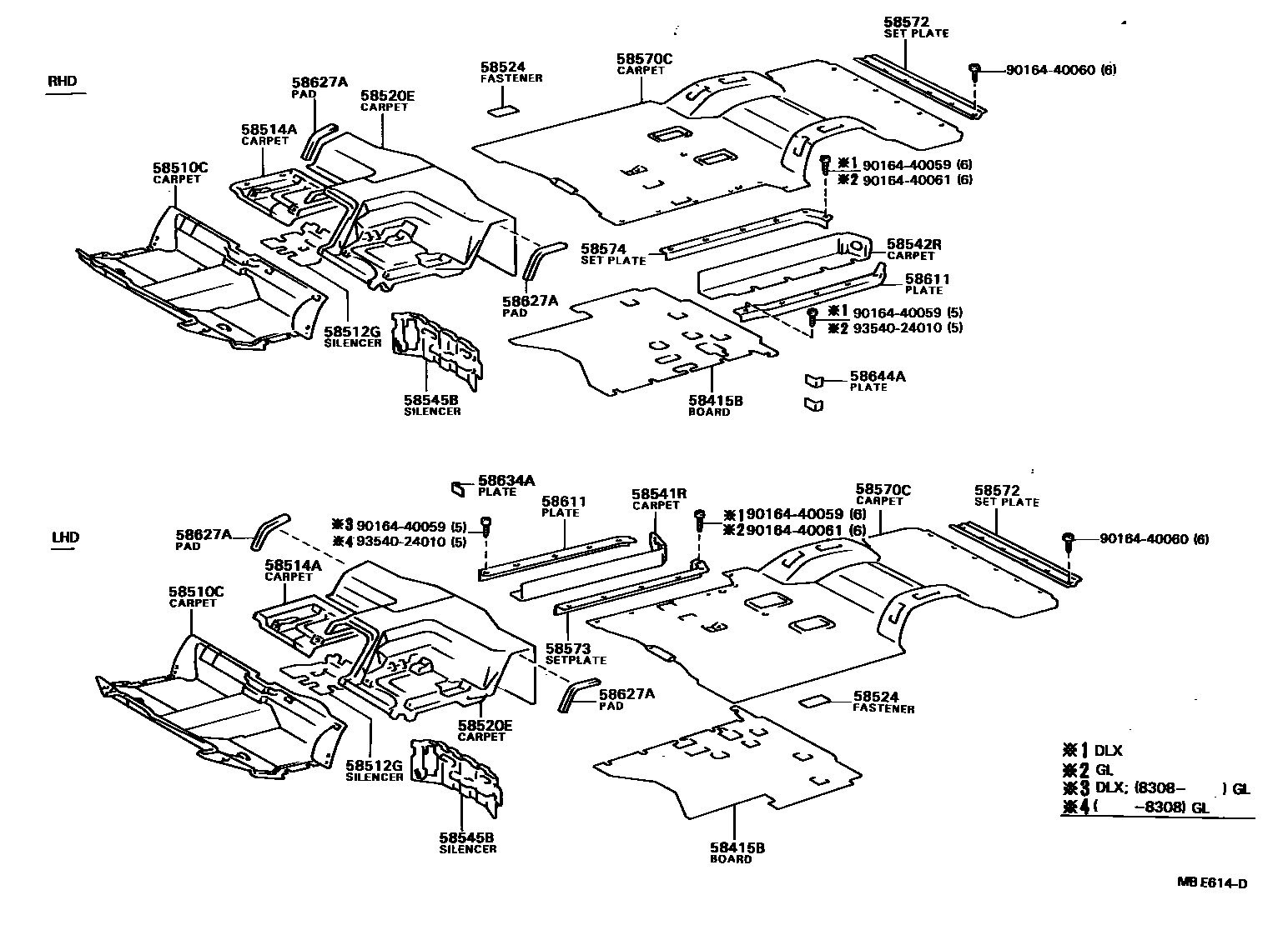 5854 — FLOOR MAT & SILENCER PAD