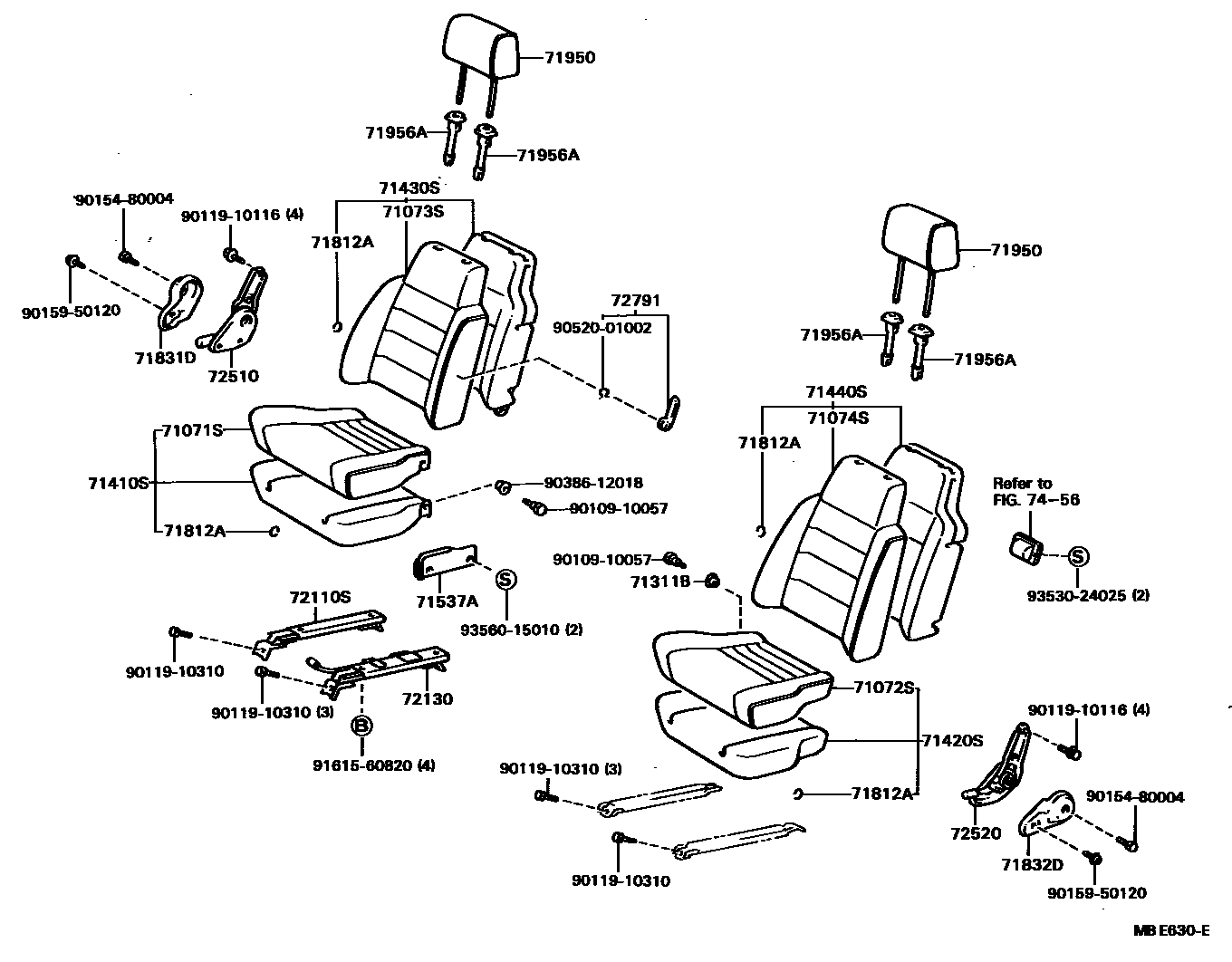 7151 — SEAT & SEAT TRACK
