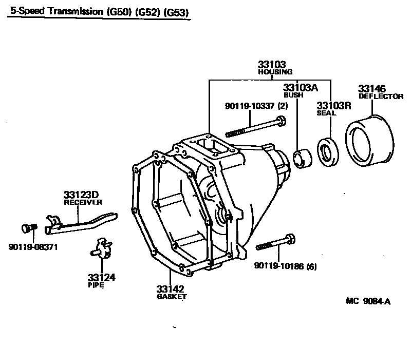 3303 — EXTENSION HOUSING (MTM)