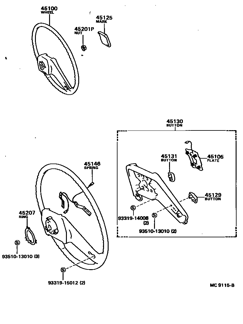 4504 — STEERING WHEEL
