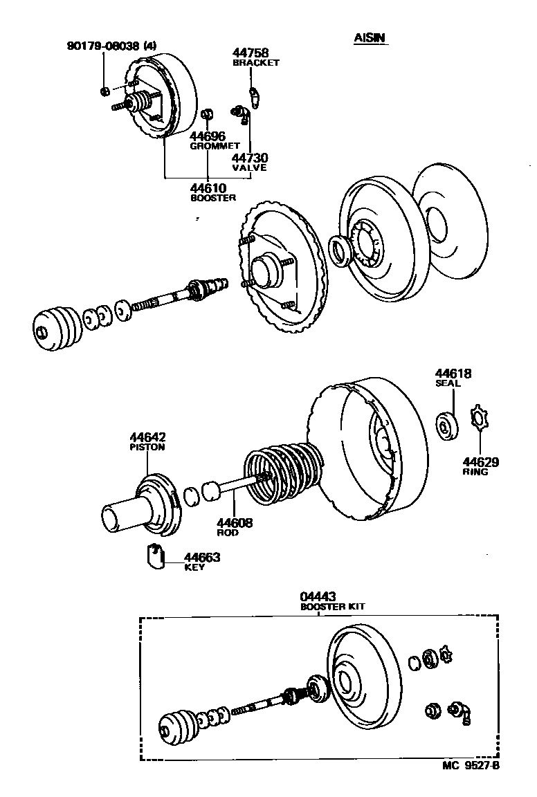 4703 — BRAKE BOOSTER & VACUUM TUBE