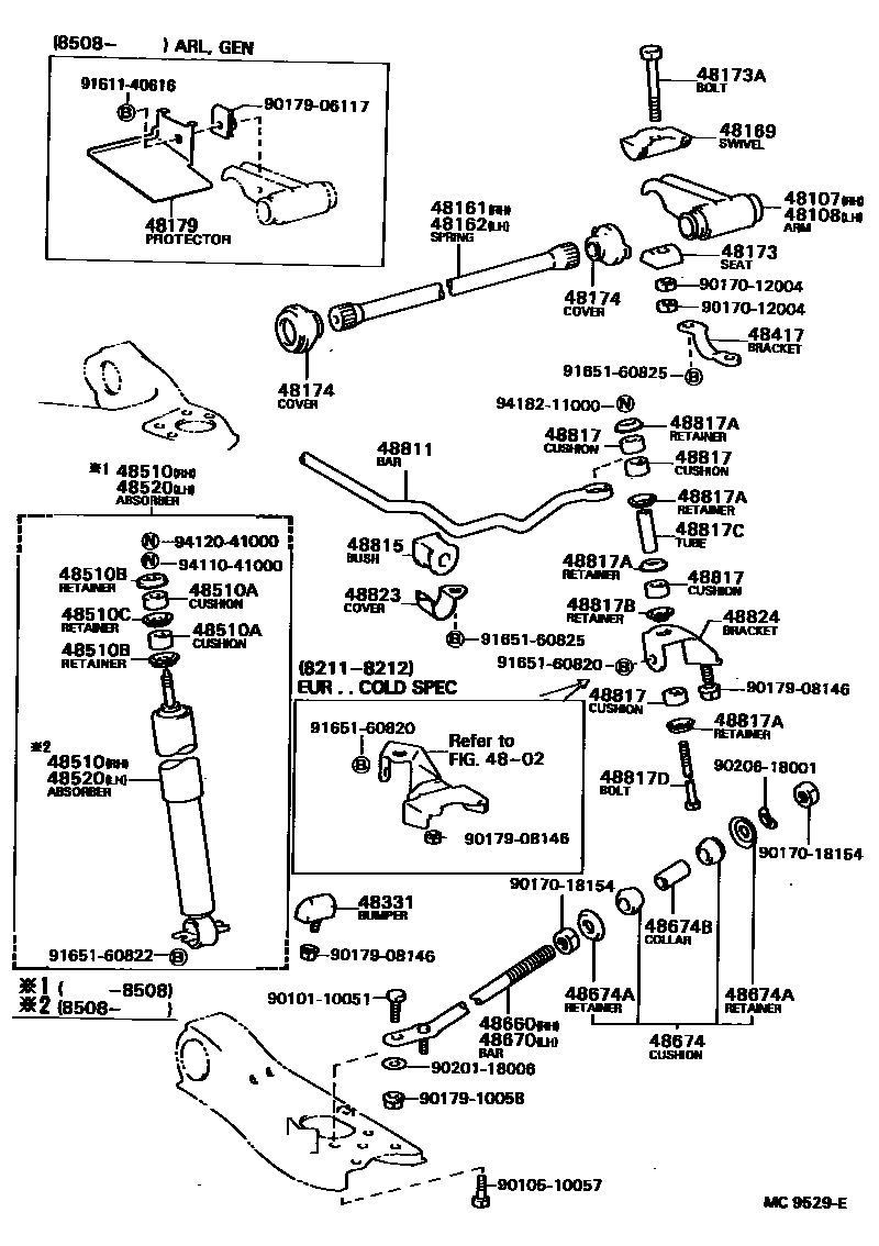 4803 — FRONT SPRING & SHOCK ABSORBER
