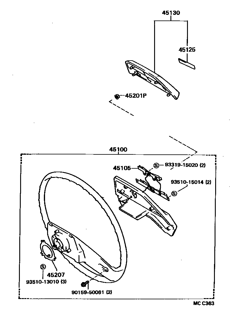 4504 — STEERING WHEEL