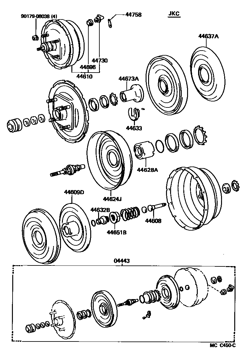 4703 — BRAKE BOOSTER & VACUUM TUBE