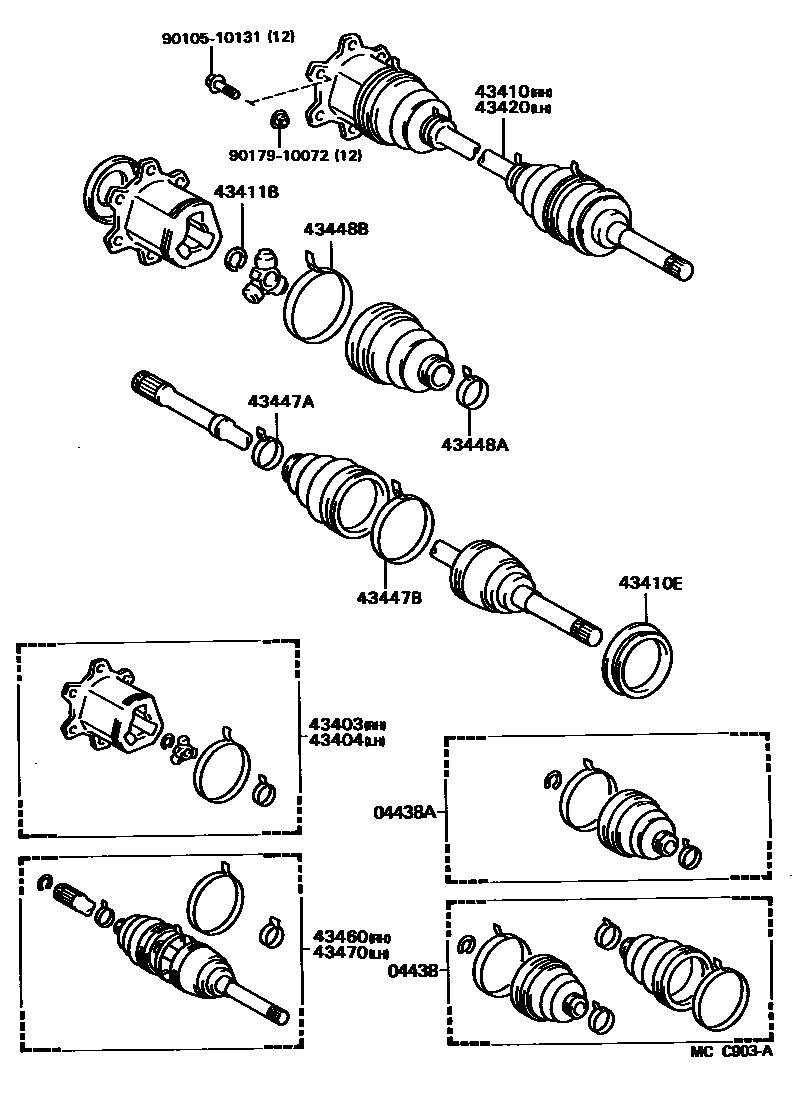 4302 — FRONT DRIVE SHAFT