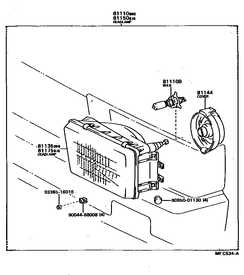8101 — HEADLAMP