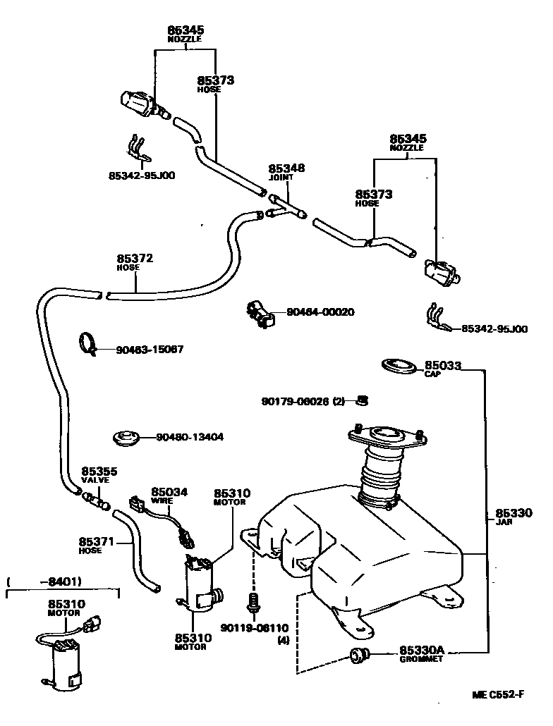 8503 — WINDSHIELD WASHER