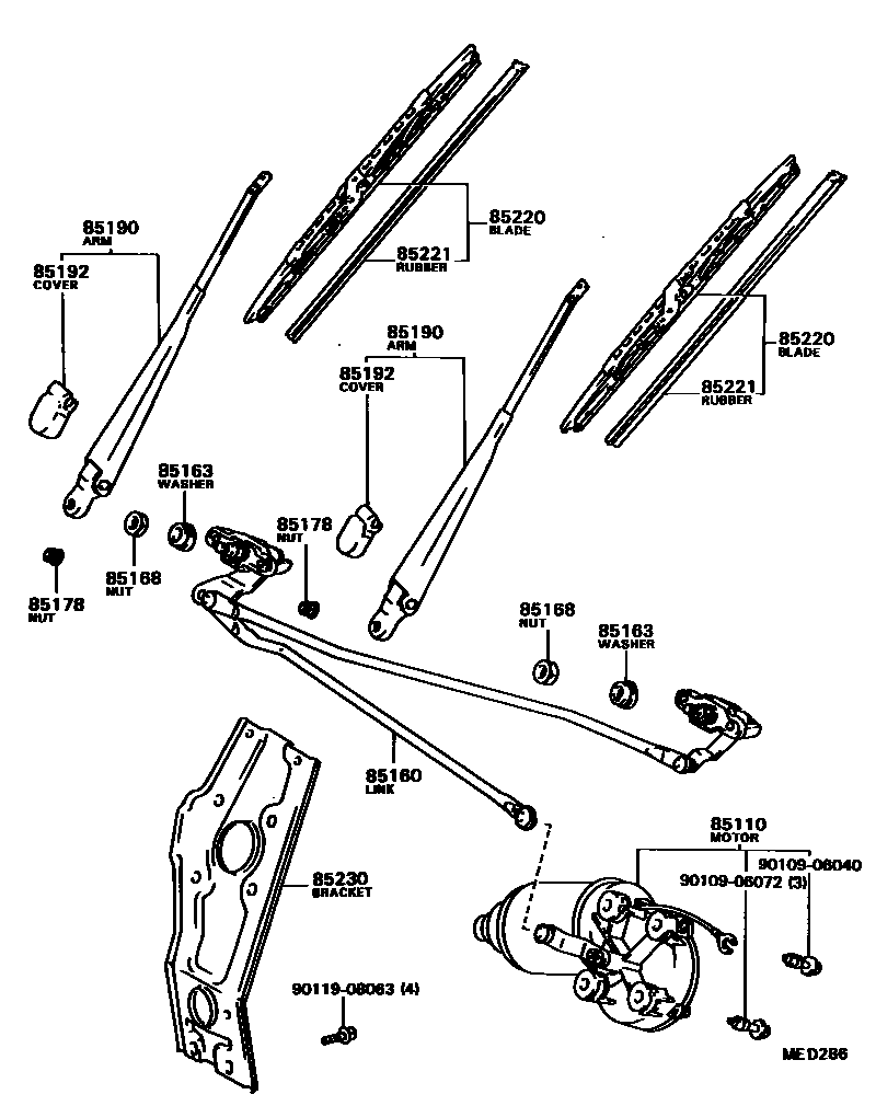 8501 — WINDSHIELD WIPER