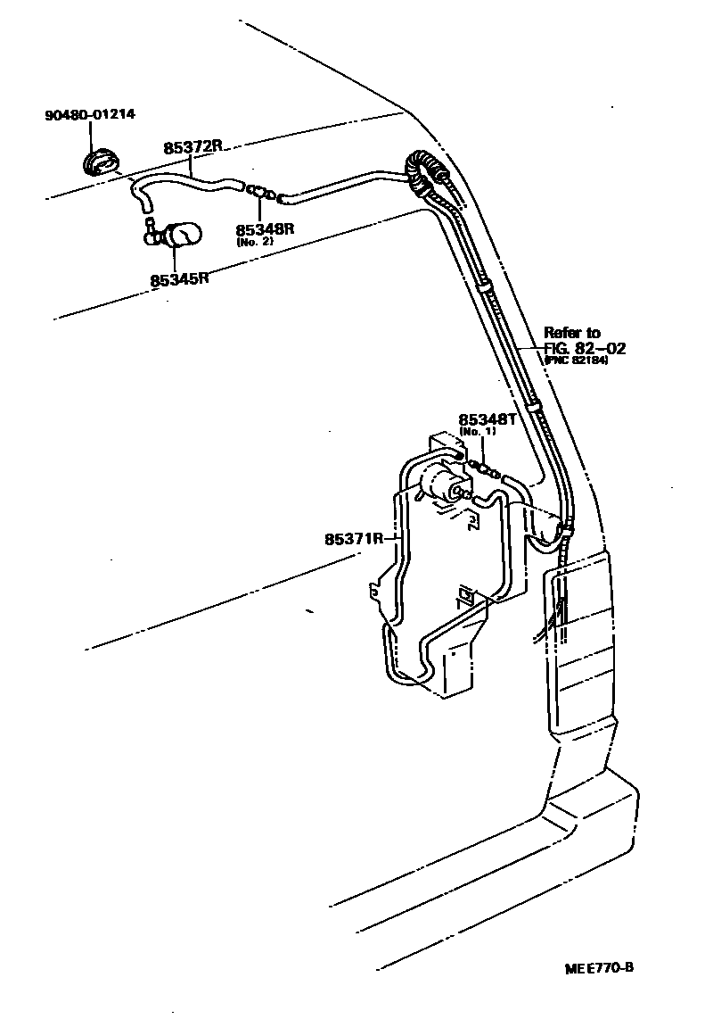 8504 — REAR WASHER