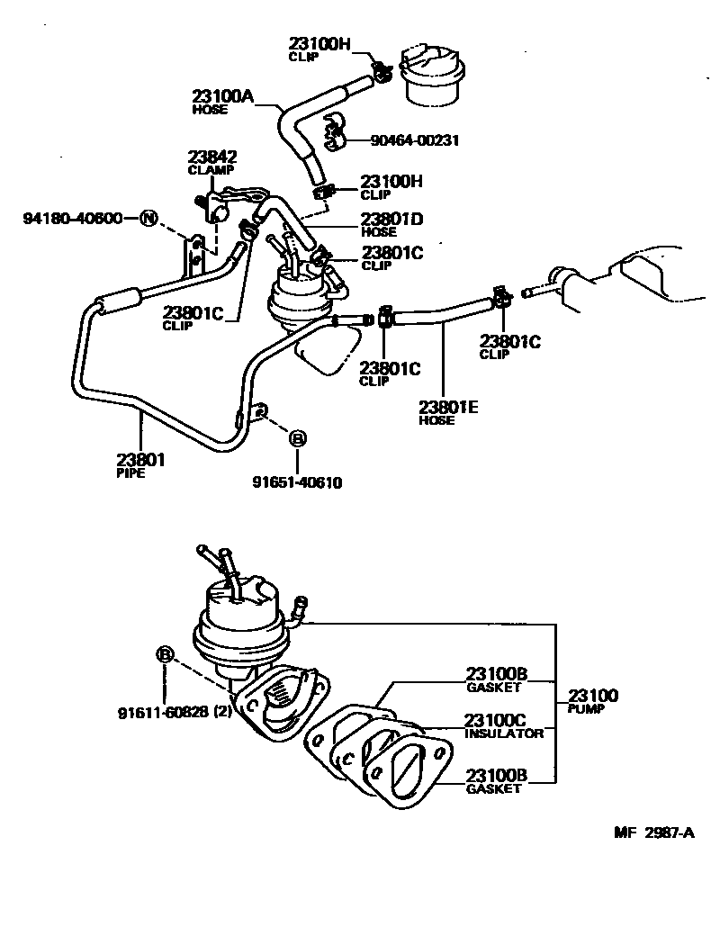 2301 — FUEL PUMP & PIPE