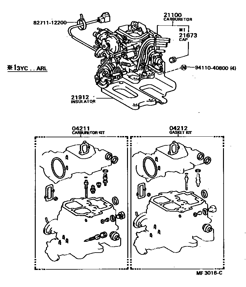 2102 — CARBURETOR ASSEMBLY