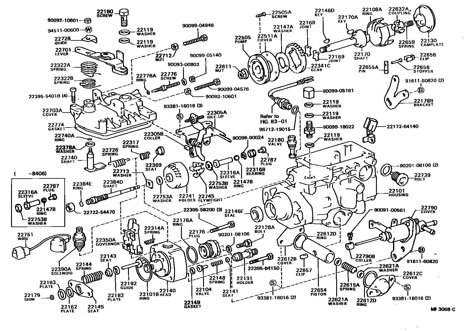 2203 — INJECTION PUMP BODY