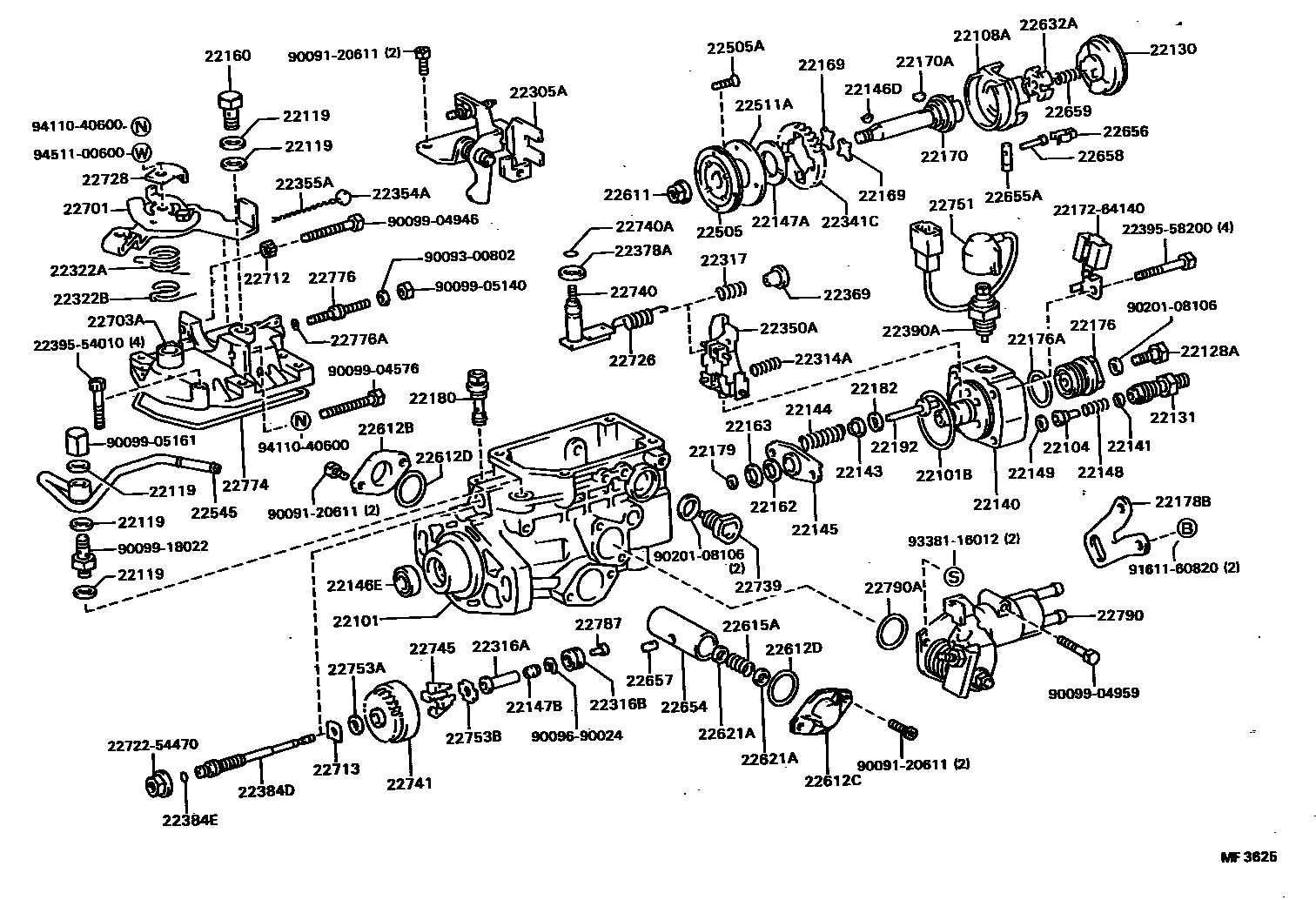 2203 — INJECTION PUMP BODY