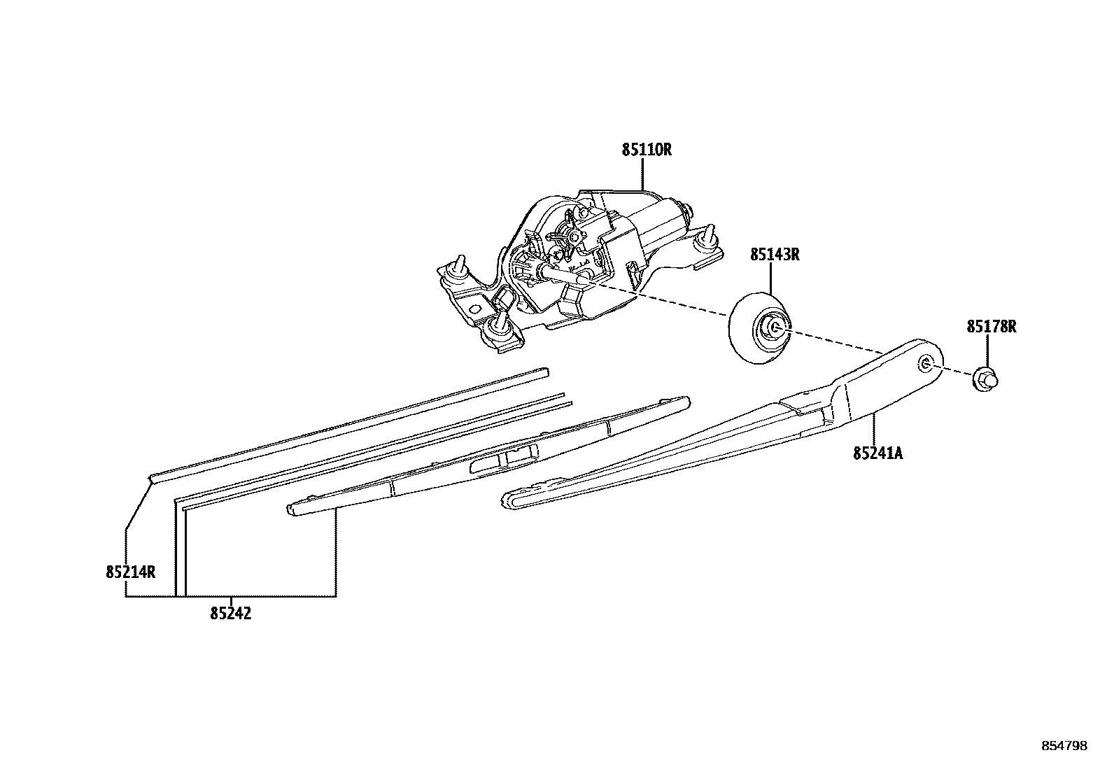 8502 — REAR WIPER