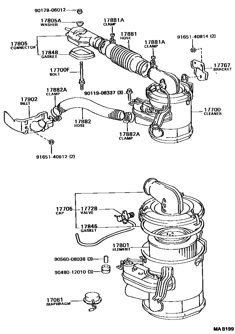 1703 — AIR CLEANER