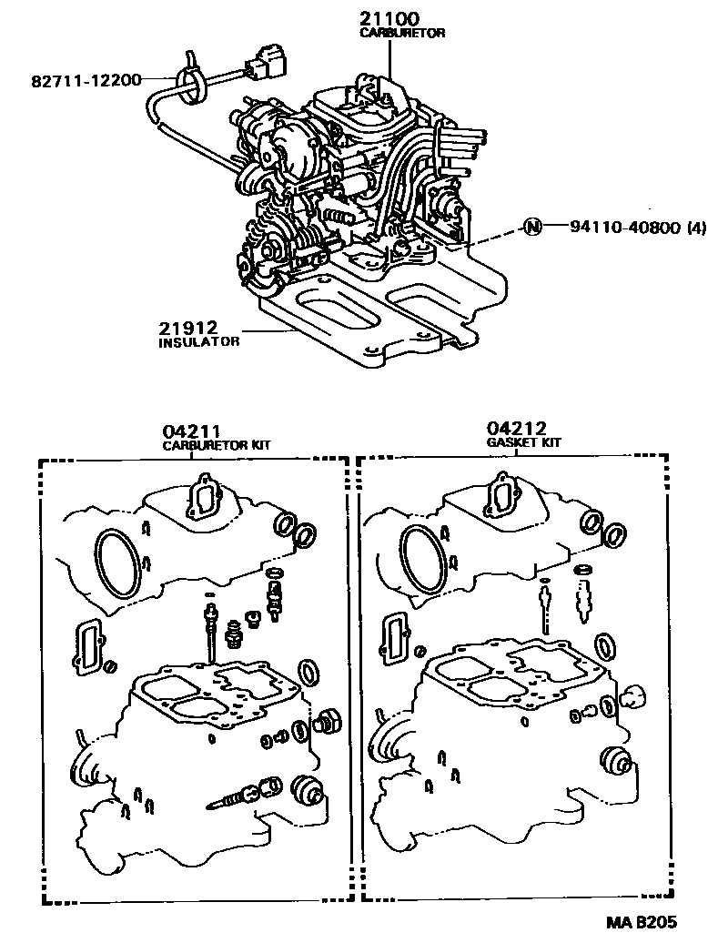 2102 — CARBURETOR ASSEMBLY