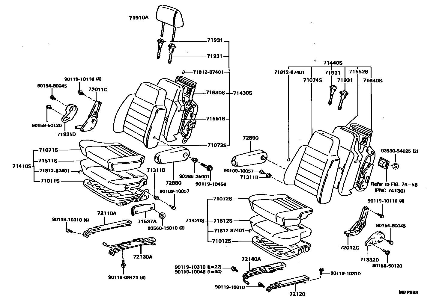 7151 — SEAT & SEAT TRACK