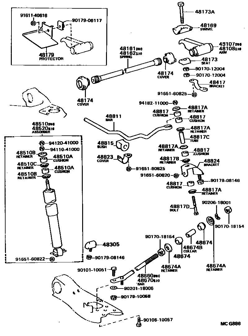4803 — FRONT SPRING & SHOCK ABSORBER