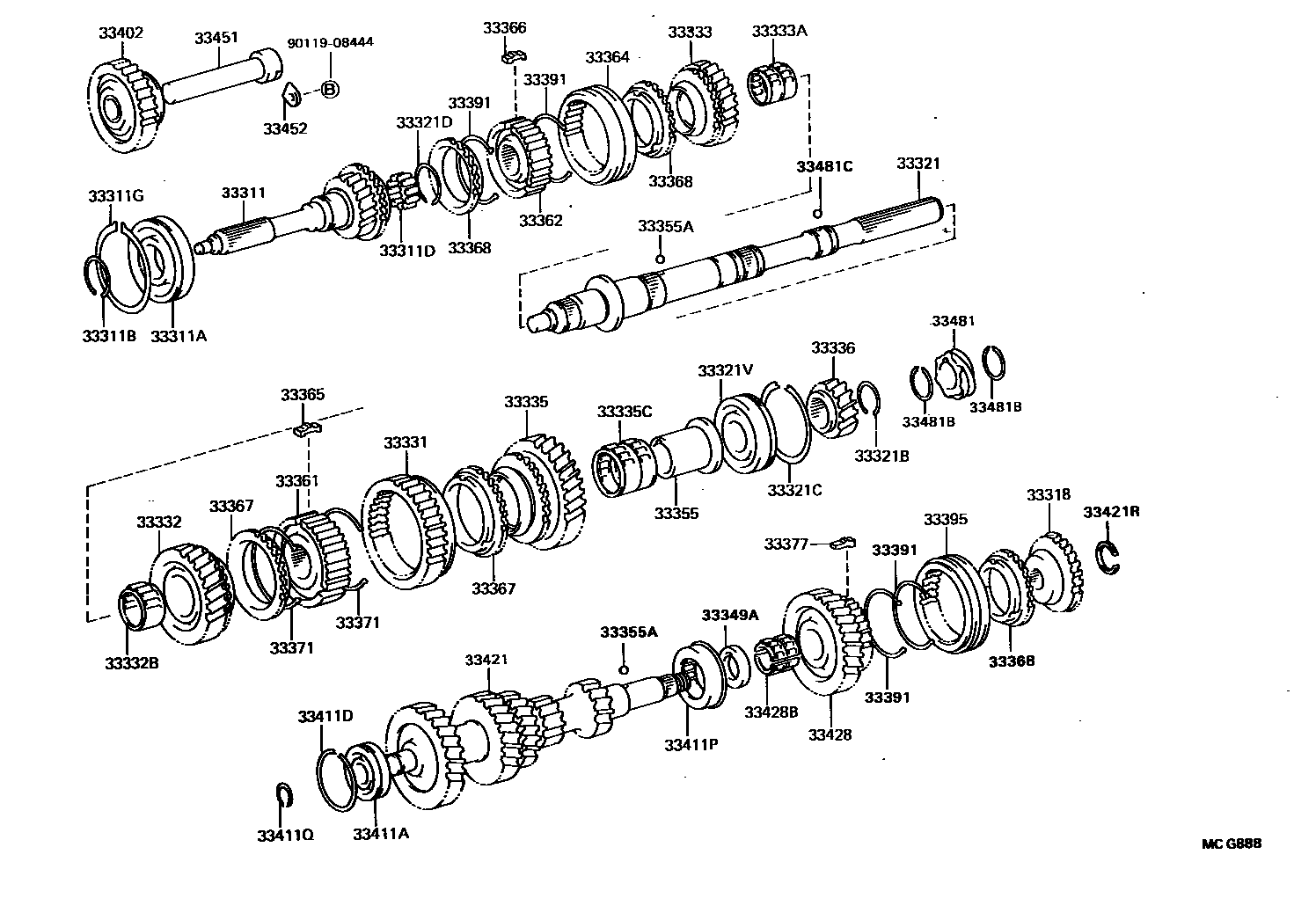 3305 — TRANSMISSION GEAR (MTM)