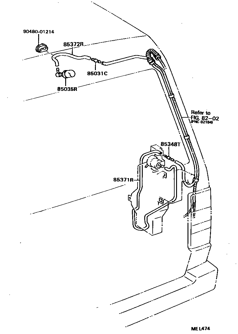 8504 — REAR WASHER