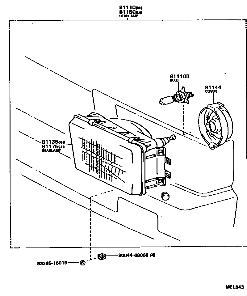 8101 — HEADLAMP