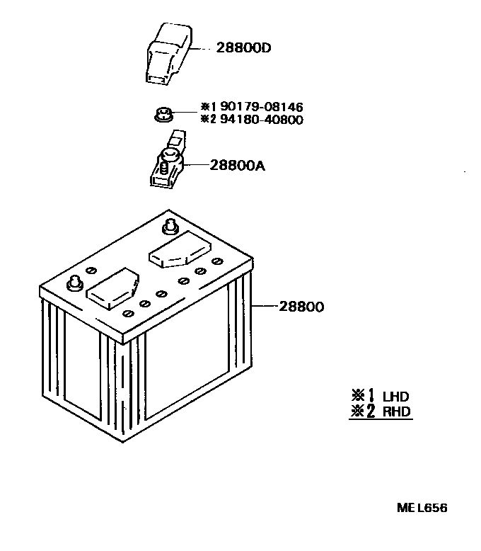 8201 — BATTERY & BATTERY CABLE