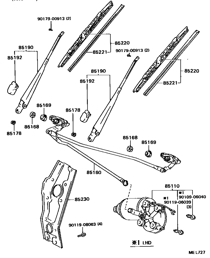 8501 — WINDSHIELD WIPER
