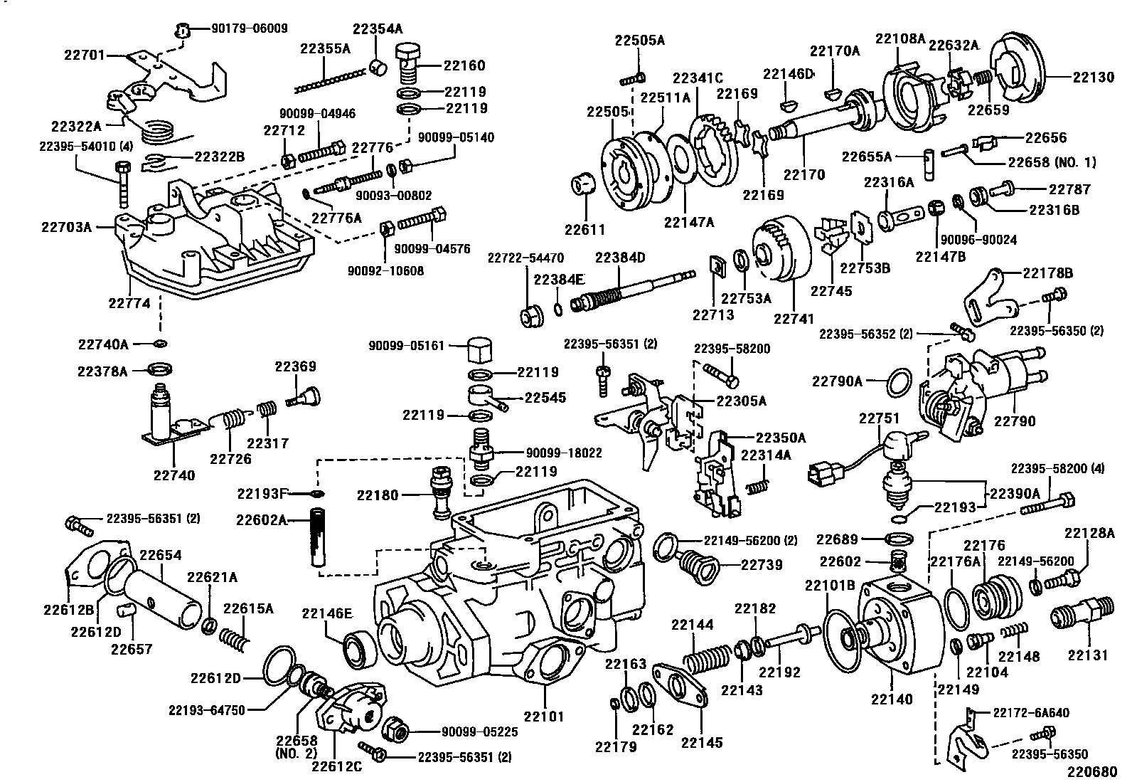 2203 — INJECTION PUMP BODY