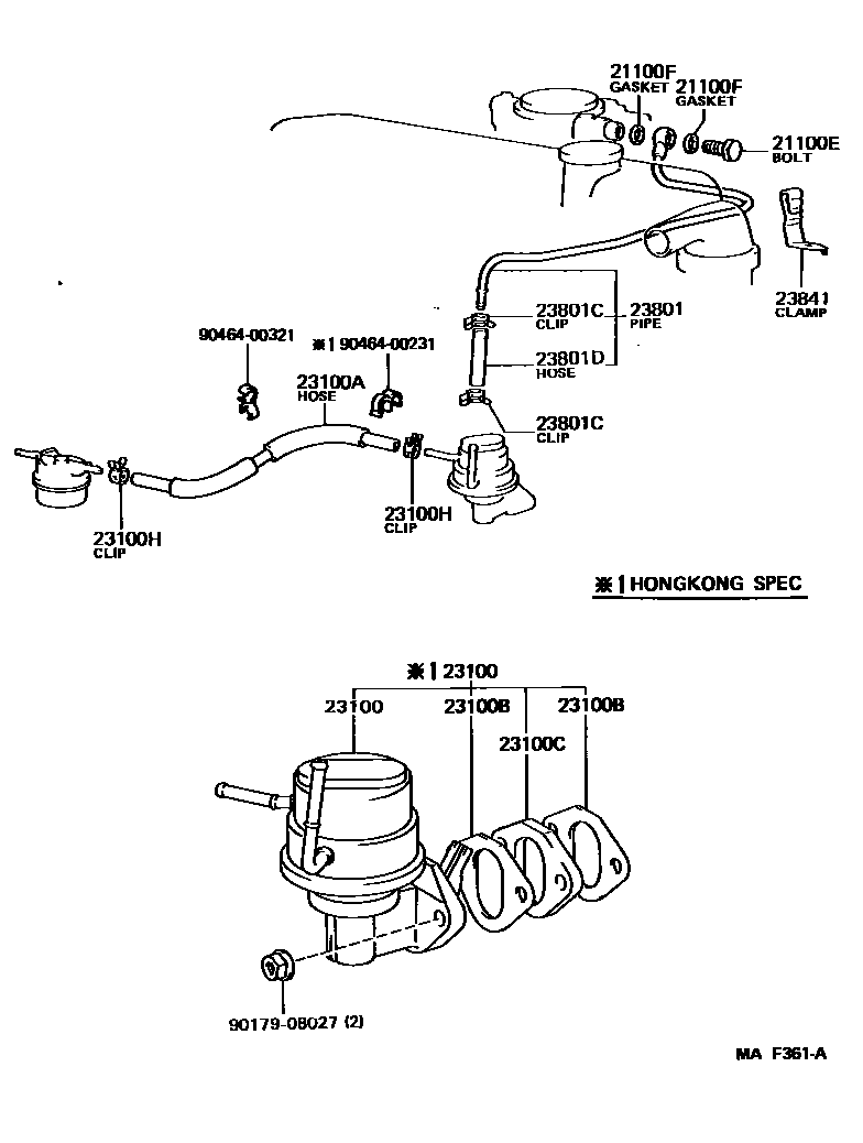2301 — FUEL PUMP & PIPE