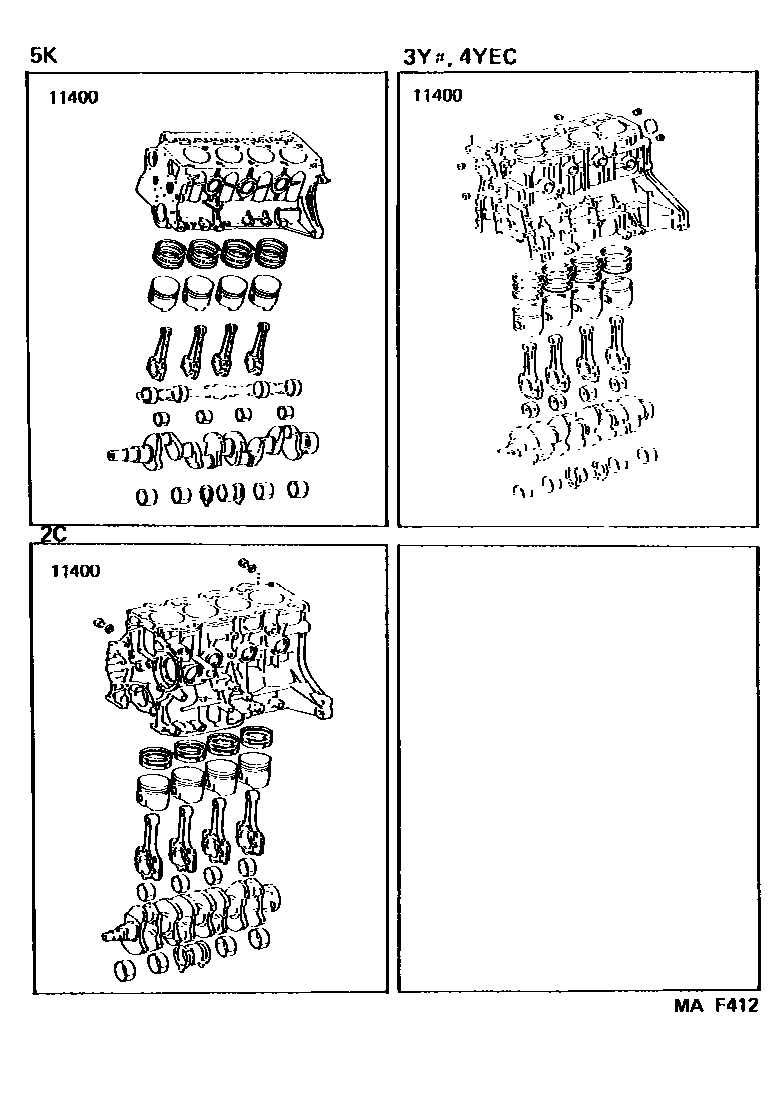 1102 — SHORT BLOCK ASSEMBLY