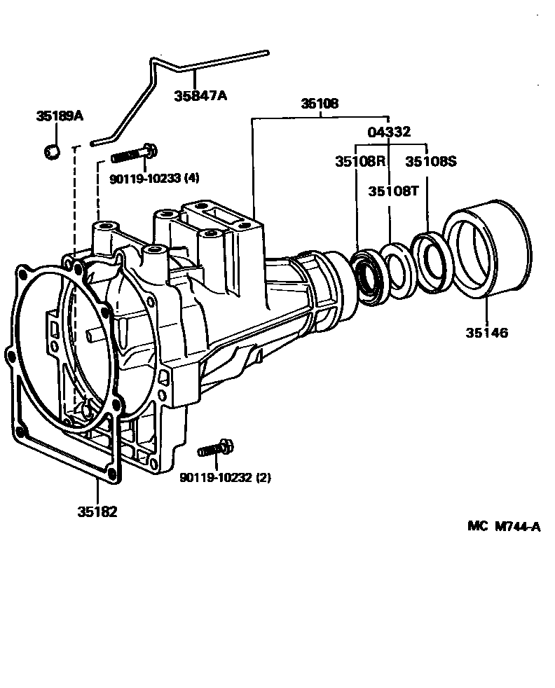 3504 — EXTENSION HOUSING (ATM)