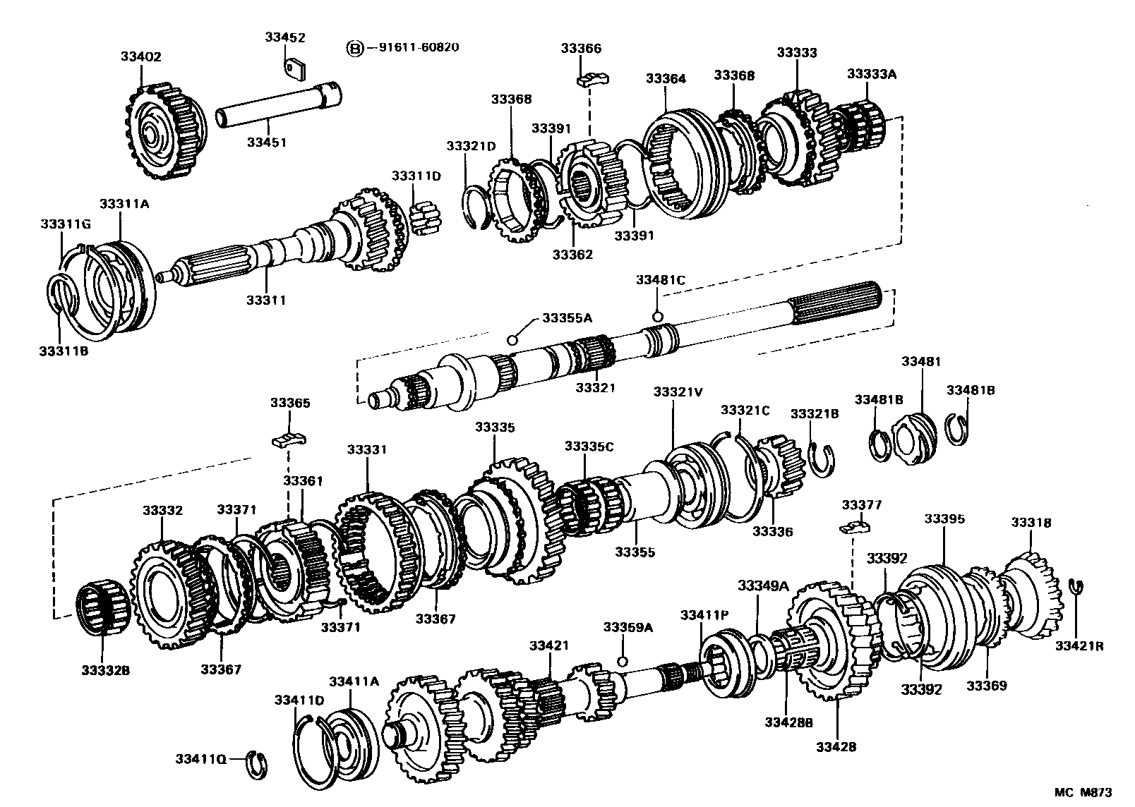 3305 — TRANSMISSION GEAR (MTM)