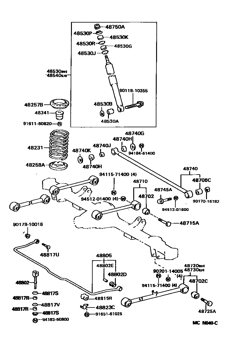4804 — REAR SPRING & SHOCK ABSORBER