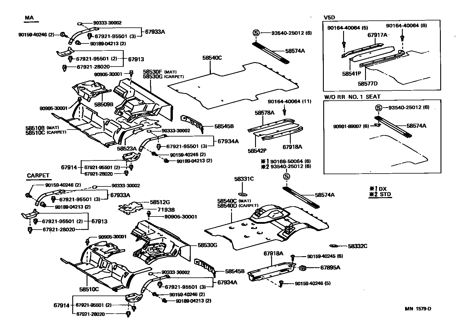 5854 — FLOOR MAT & SILENCER PAD