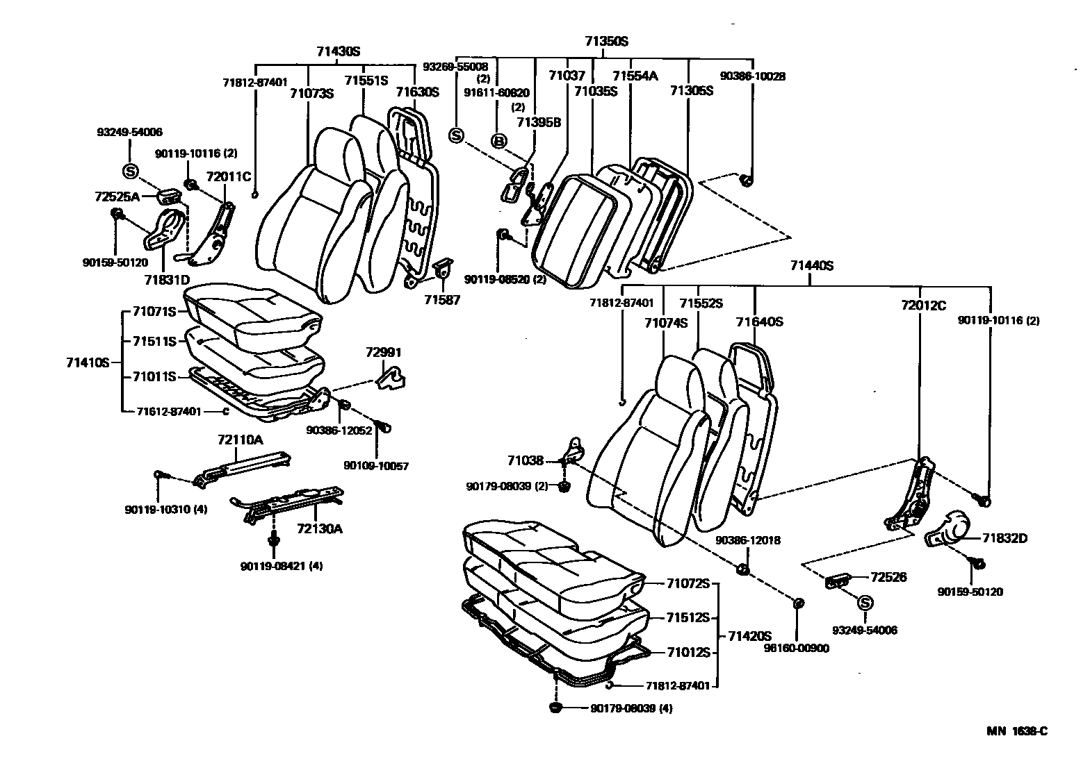7151 — SEAT & SEAT TRACK