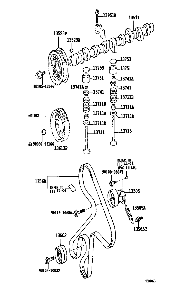 1302 — CAMSHAFT & VALVE