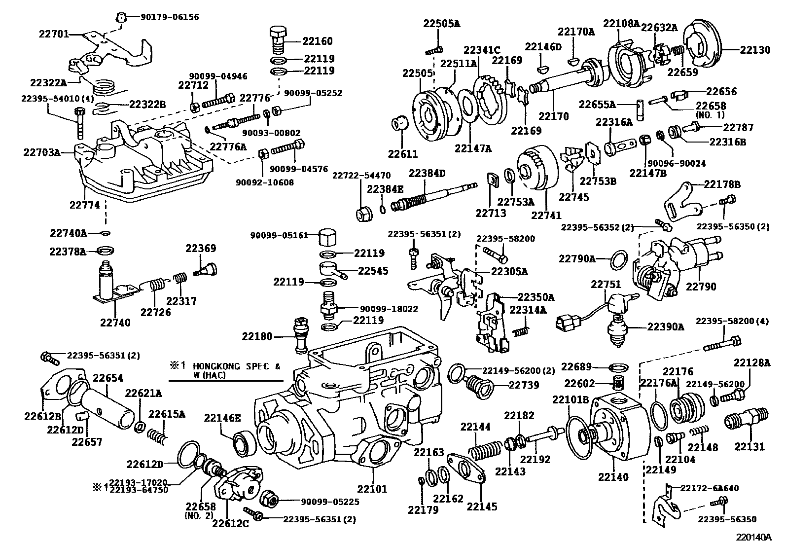 2203 — INJECTION PUMP BODY