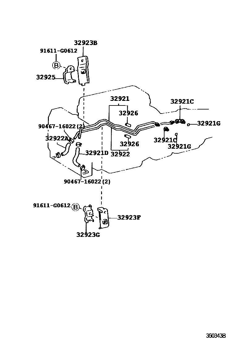 3514 — OIL COOLER & TUBE (ATM)