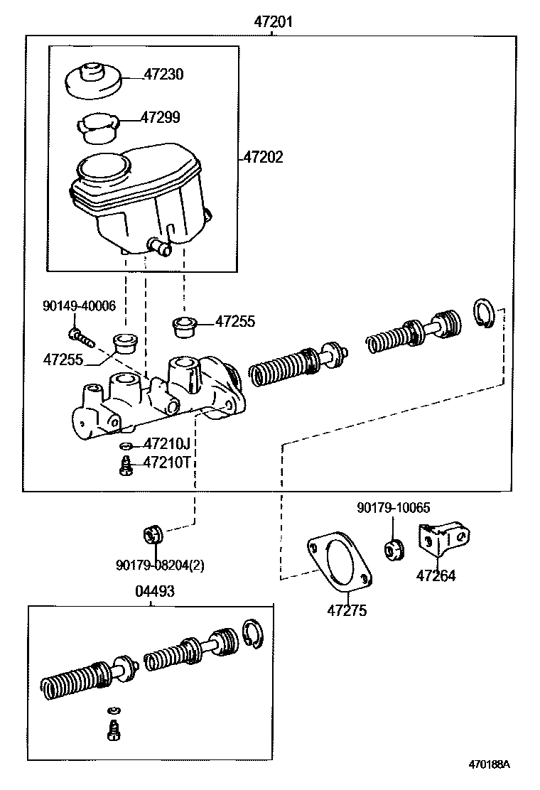 4702 — BRAKE MASTER CYLINDER