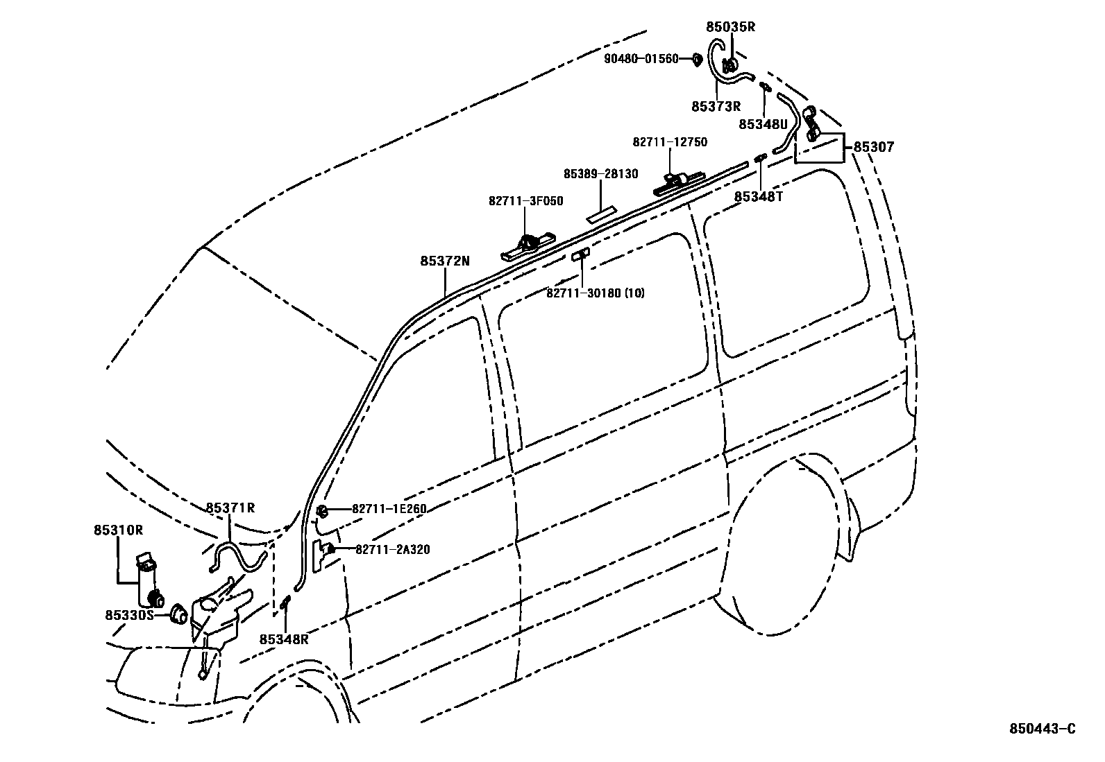 8504 — REAR WASHER