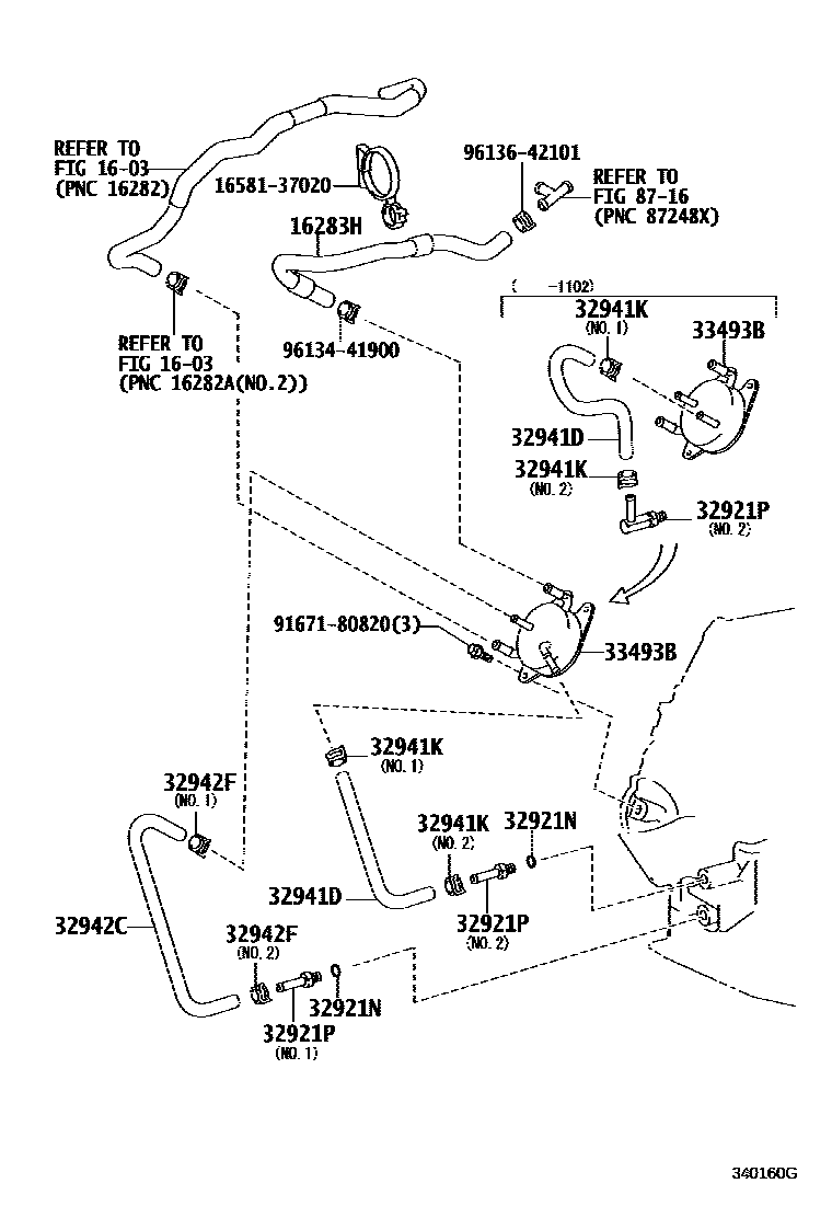 3414 — OIL COOLER & TUBE(CVT)
